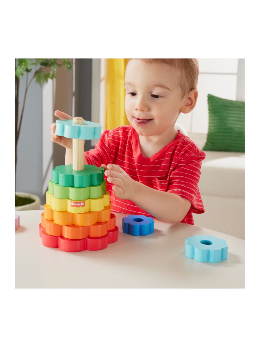 Mattel fisher-price ξύλινη πυραμίδα hxt77 - Fisher-Price