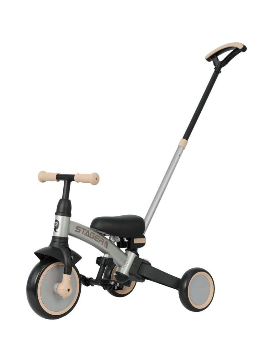 Qplay ποδήλατο τρίκυκλο stager 3in1 silver 01-1212075-04 - QPLAY