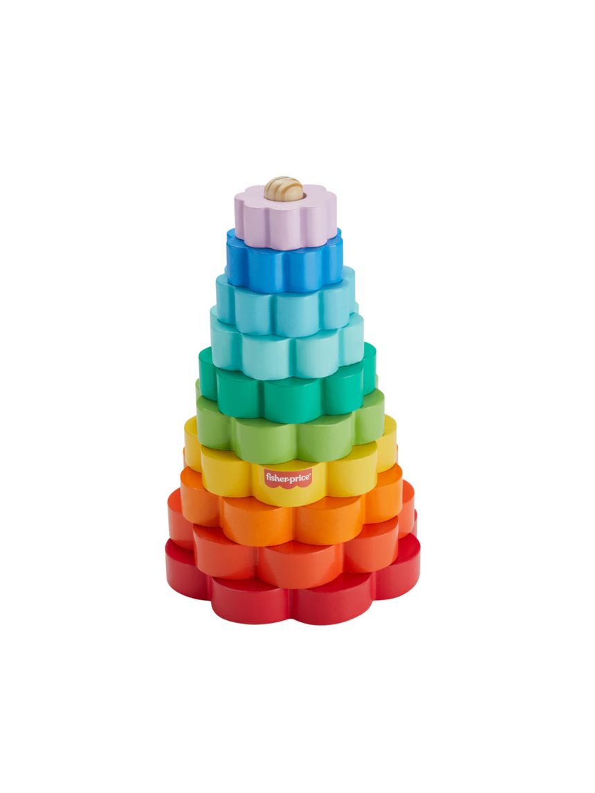 Mattel fisher-price ξύλινη πυραμίδα hxt77 - Fisher-Price