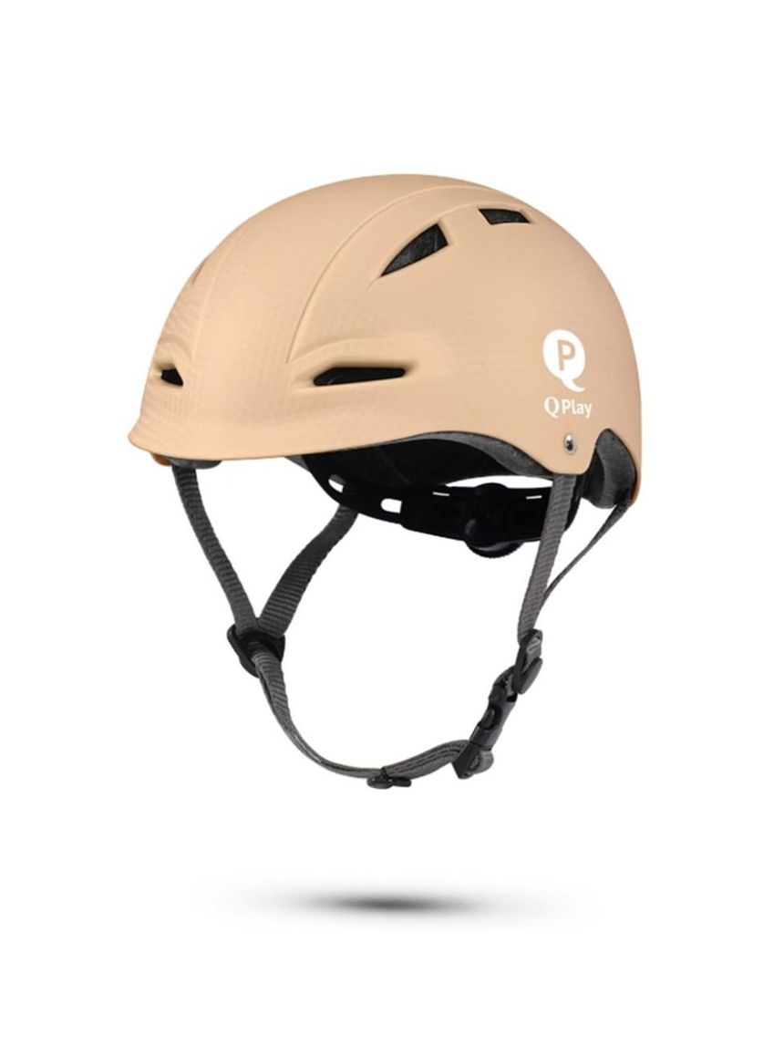 Qplay manbo παιδικό προστατευτικό κράνος για ποδήλατο-scooter πατίνι khaki 01-2002325-04 - QPLAY