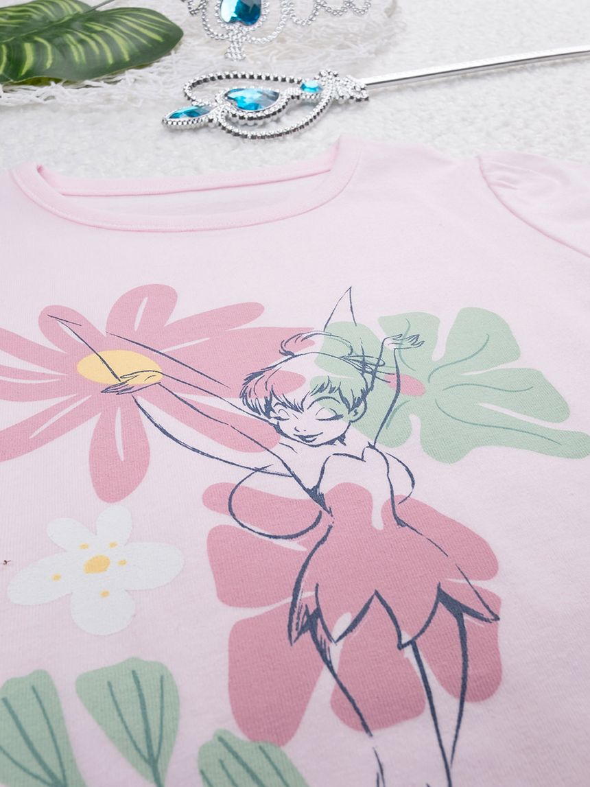 παιδική πιτζάμα ροζ tinker bell για κορίτσι - Prénatal