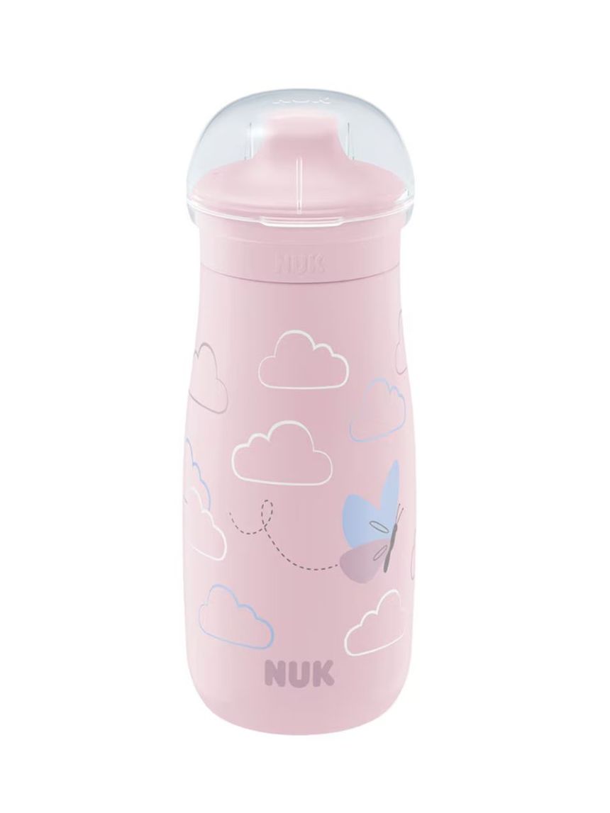 Nuk παγούρι mini-me sip pp 300ml 9m+ ροζ με πεταλούδα 10225323 - Nuk