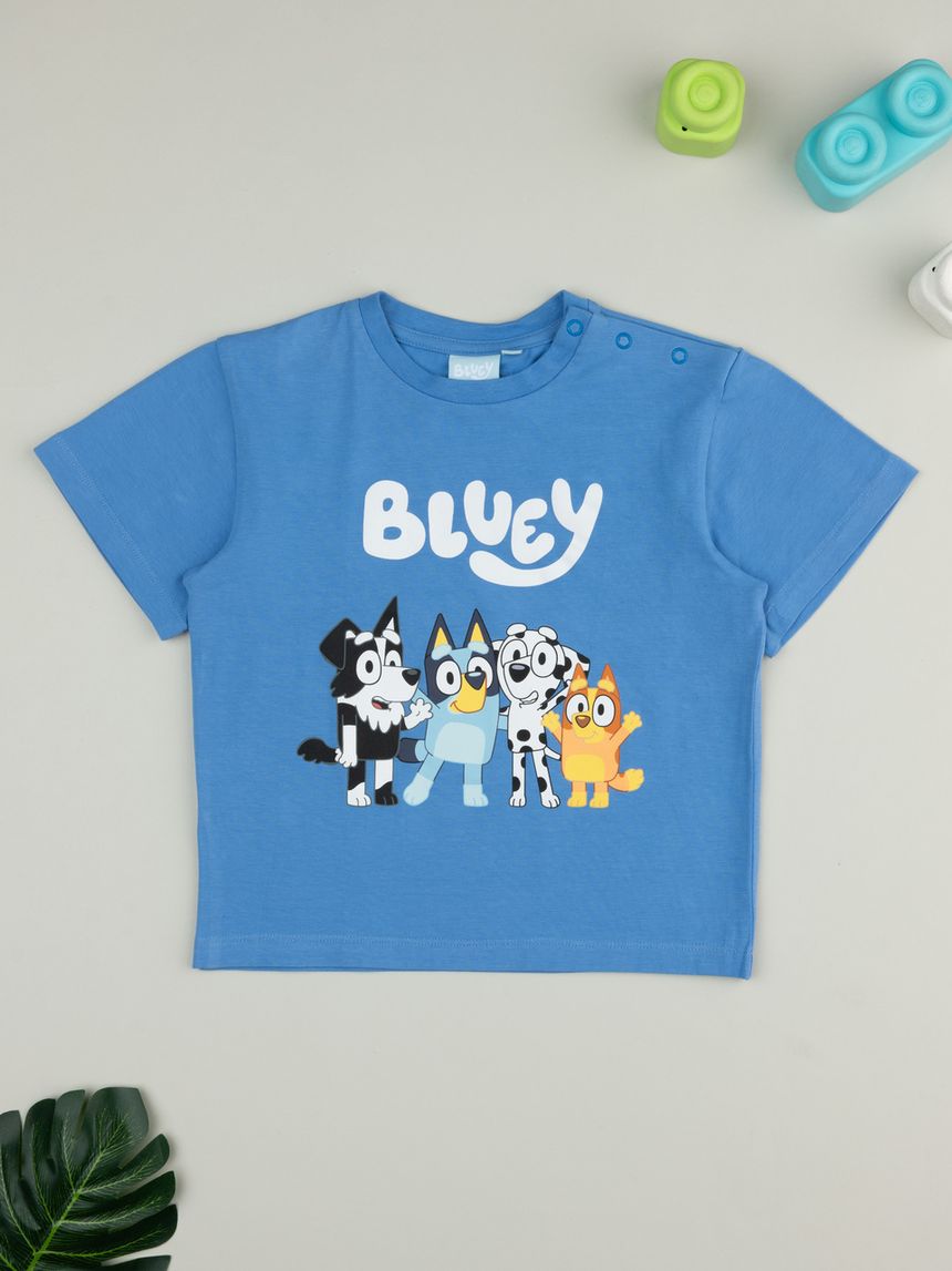 βρεφικό t-shirt μπλε bluey για αγόρι - Prénatal