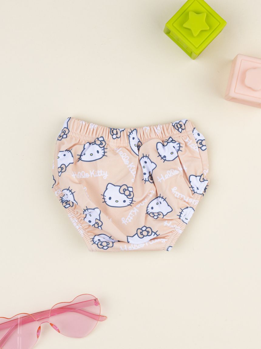 βρεφικό μαγιό πάνα πορτοκαλί hello kitty για κορίτσι - Prénatal