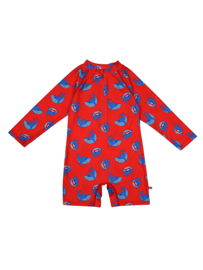 Zoocchini surf suit upf50 sherman the shark 6 μηνών - 4 ετών zoo12419 - Zoocchini