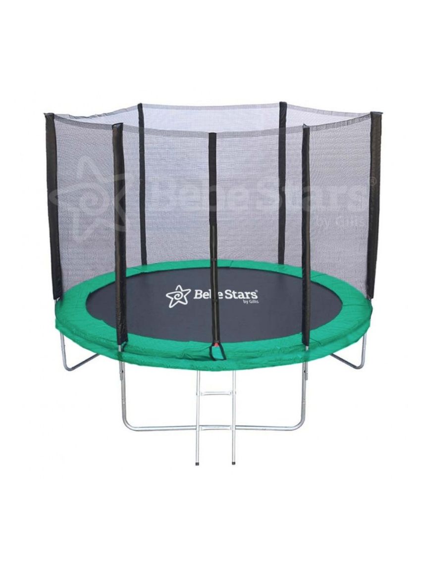 Bebe stars τραμπολίνο με δίχτυ 185cm green 646-174 - Bebe Stars