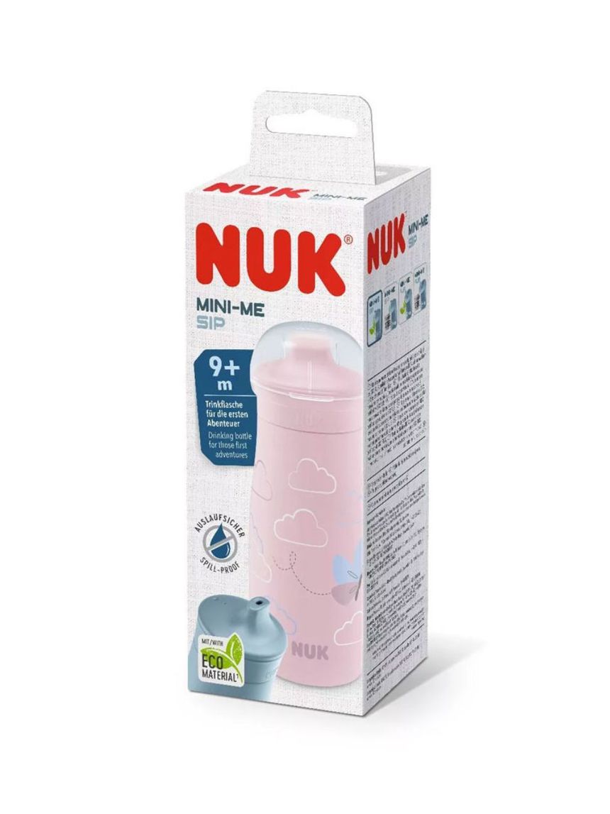 Nuk παγούρι mini-me sip pp 300ml 9m+ ροζ με πεταλούδα 10225323 - Nuk