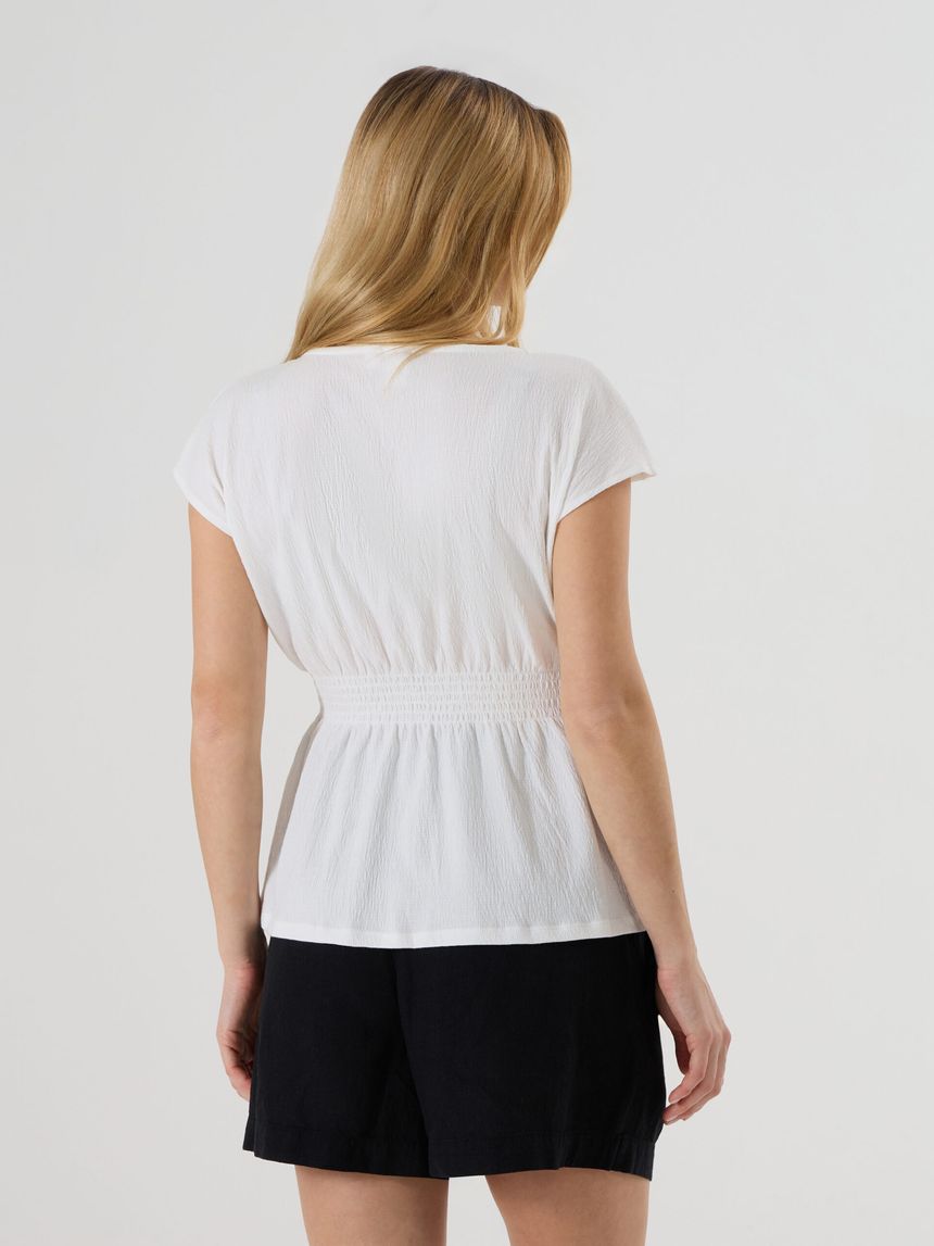 γυναικεία μπλούζα εγκυμοσύνης λευκή - Prénatal