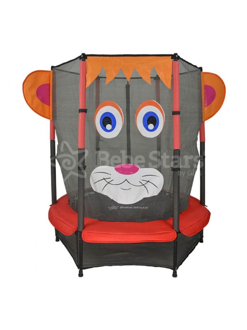 Bebe stars τραμπολίνο με δίχτυ 140cm lion 645-171 - Bebe Stars