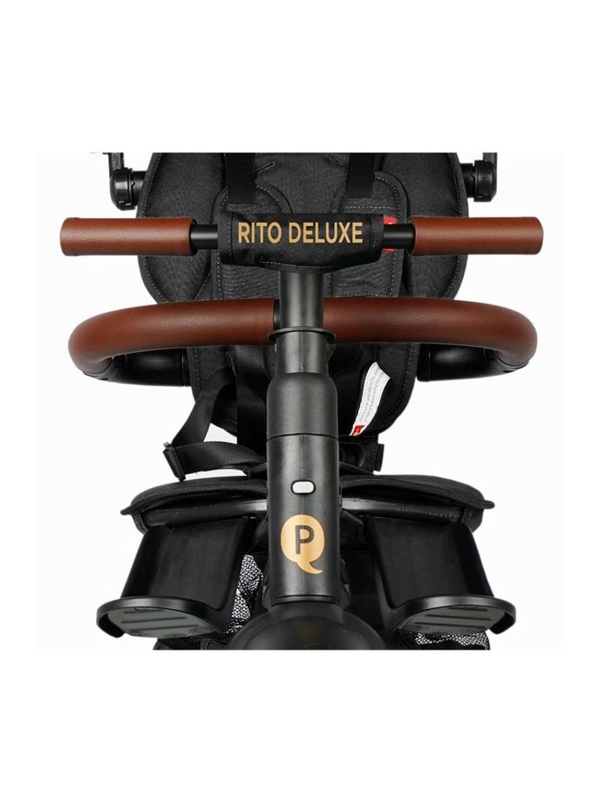 Qplay ποδήλατο τρίκυκλο rito deluxe air gel wheels brown 01-1212068-04 - Qplay