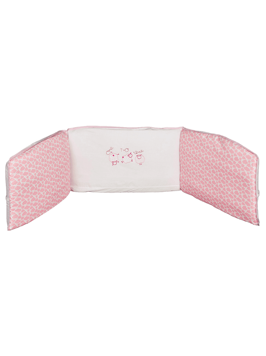 ο κόσμος του μωρού πάντα κρεβατιού sheep ροζ 35x195 70291 - O KOSMOS TOU MOROU