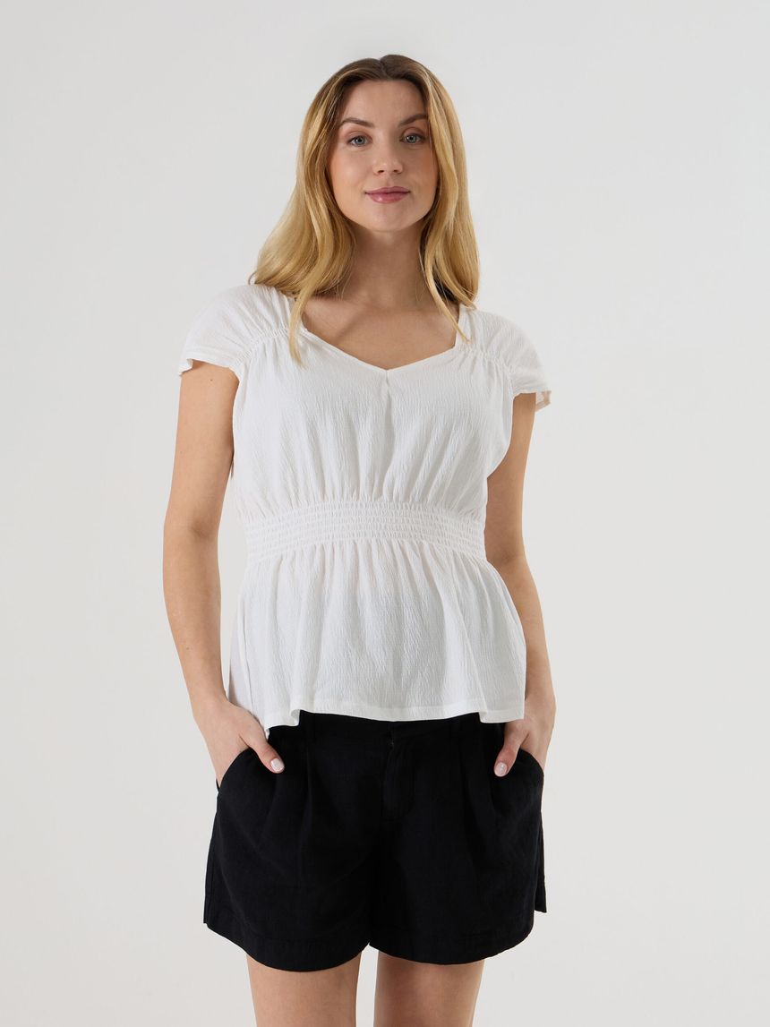 γυναικεία μπλούζα εγκυμοσύνης λευκή - Prénatal