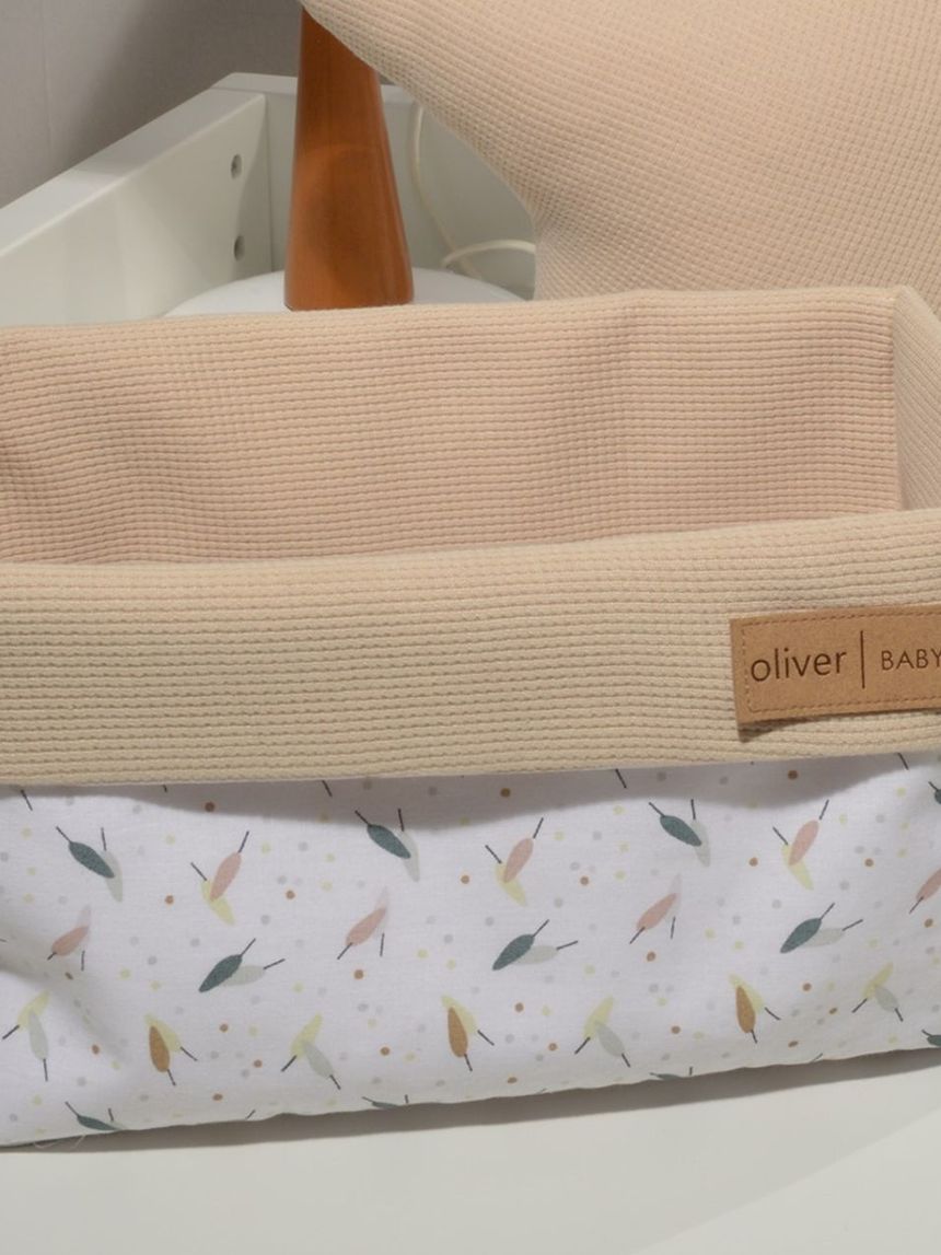 Baby oliver καλάθι αποθήκευσης διπλής όψης σχέδιο 404 μπεζ 46-6712/404 - BABY OLIVER