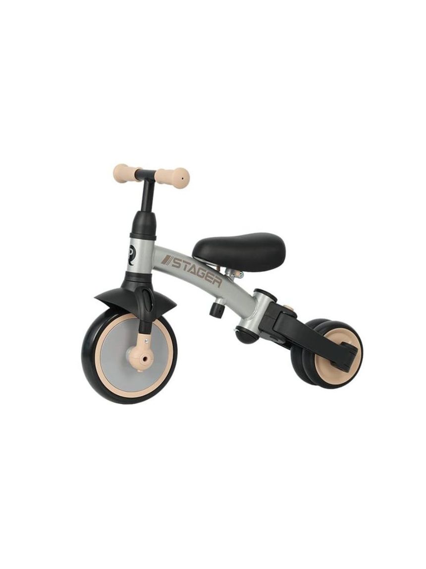 Qplay ποδήλατο τρίκυκλο stager 3in1 silver 01-1212075-04 - QPLAY
