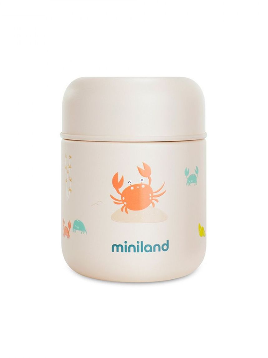 Miniland mini θερμός φαγητού 280ml ocean crab ml89643 - Miniland