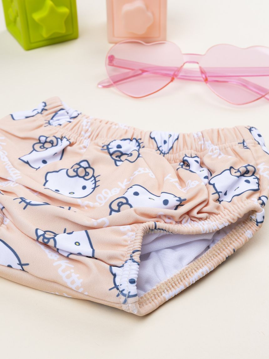 βρεφικό μαγιό πάνα πορτοκαλί hello kitty για κορίτσι - Prénatal