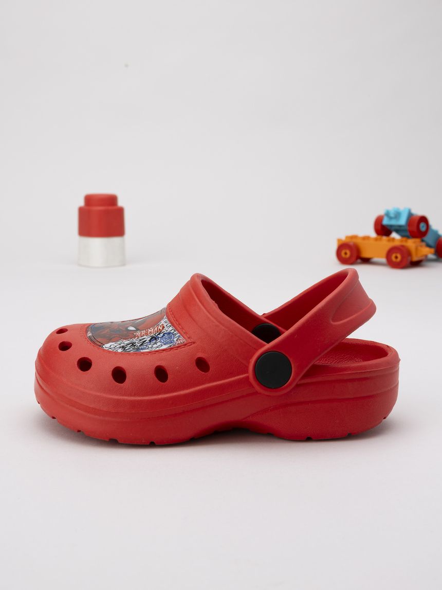 σαμπό θαλάσσης κόκκινα με τον spiderman για αγόρι - SILVER