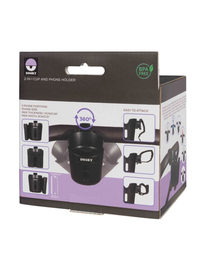 Dooky ποτηροθήκη για καρότσι & θήκη τηλεφώνου 2 σε 1 dk-5728101 - Dooky