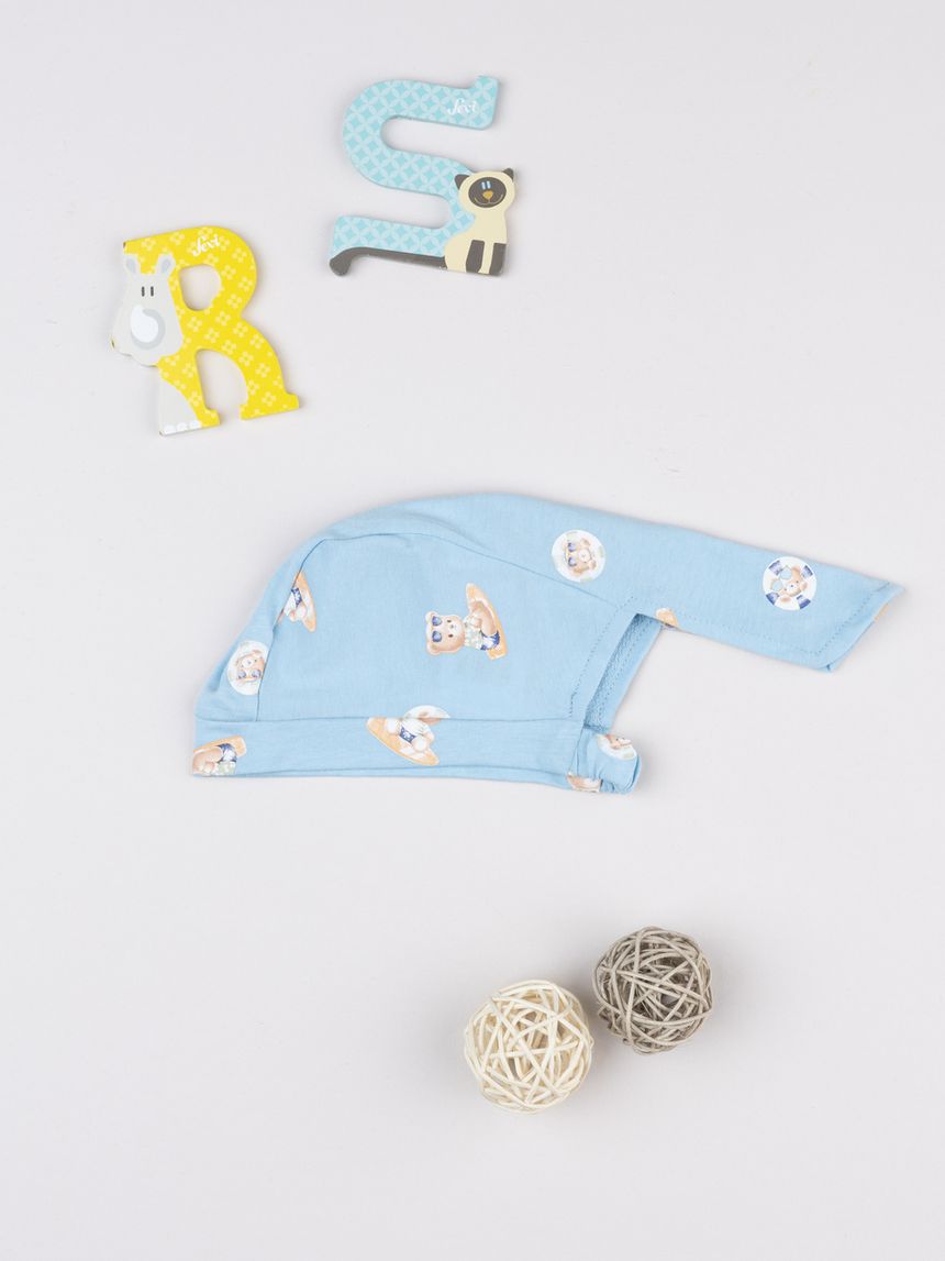 βρεφική μπαντάνα γαλάζια surf για αγόρι - Prénatal