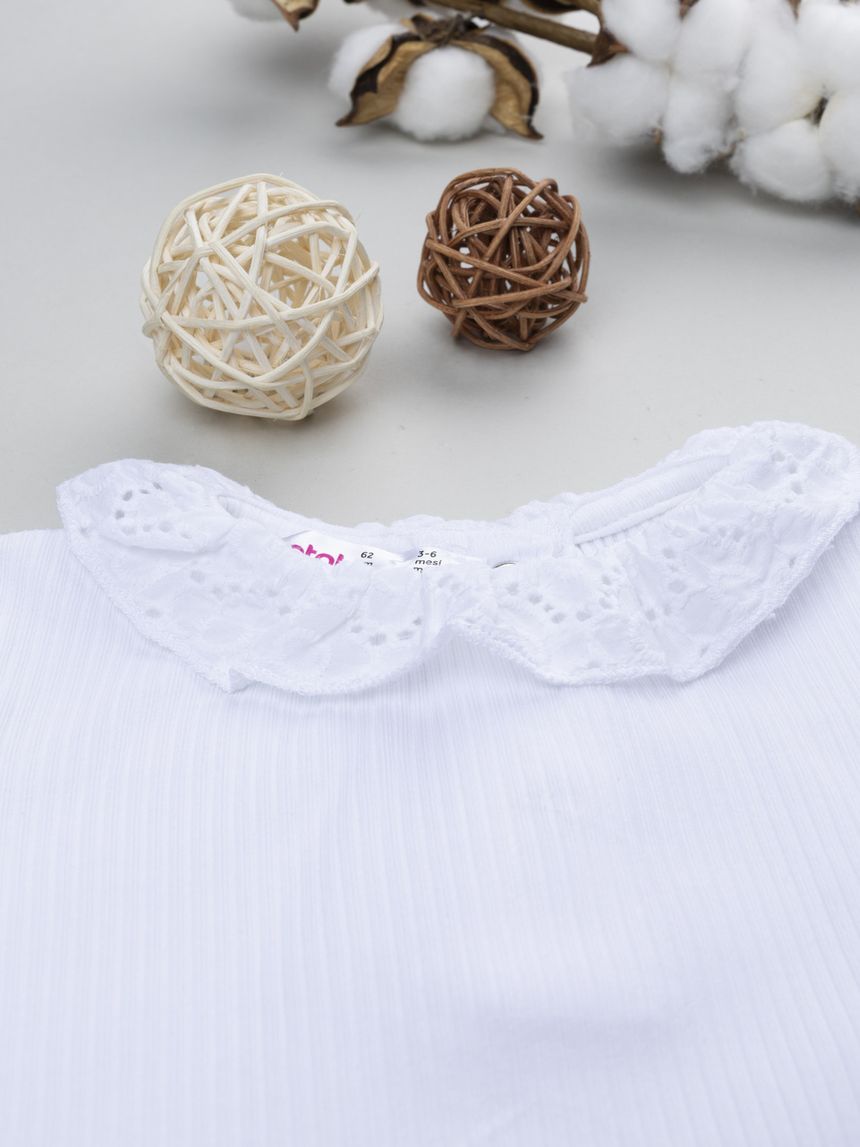 βρεφικό σετ t-shirt και φούστα sangallo για κορίτσι - Prénatal