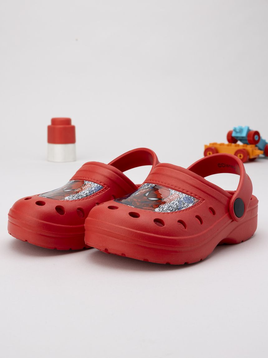 σαμπό θαλάσσης κόκκινα με τον spiderman για αγόρι - SILVER