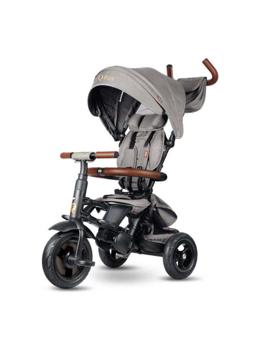 Qplay τρίκυκλο rito deluxe air gel wheels grey 01-1212068-03 - QPLAY