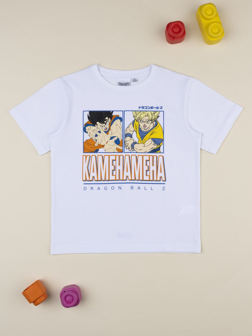 παιδικό t-shirt λευκό dragon ball για αγόρι - Prénatal