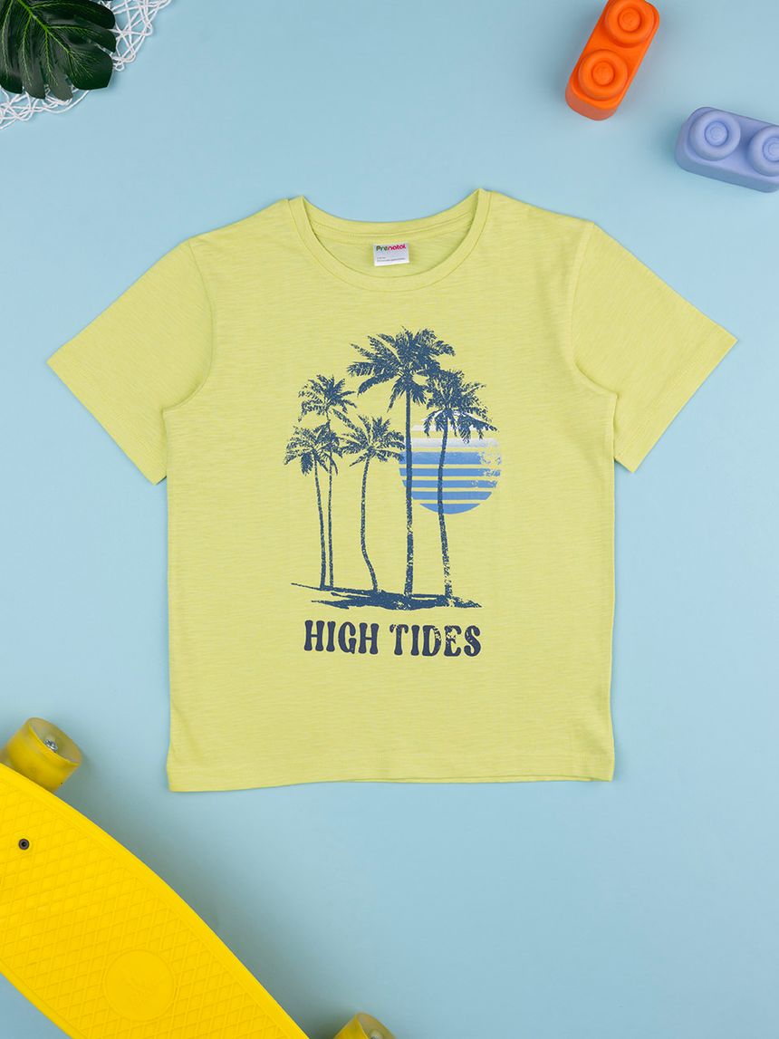 παιδικό t-shirt λαχανί high tides για αγόρι - Prénatal