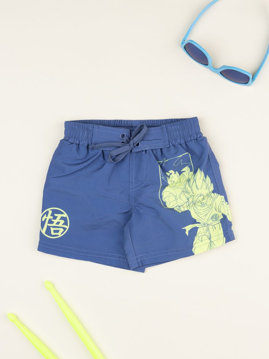 παιδικό μαγιό boxer μπλε dragon ball για αγόρι - Prénatal
