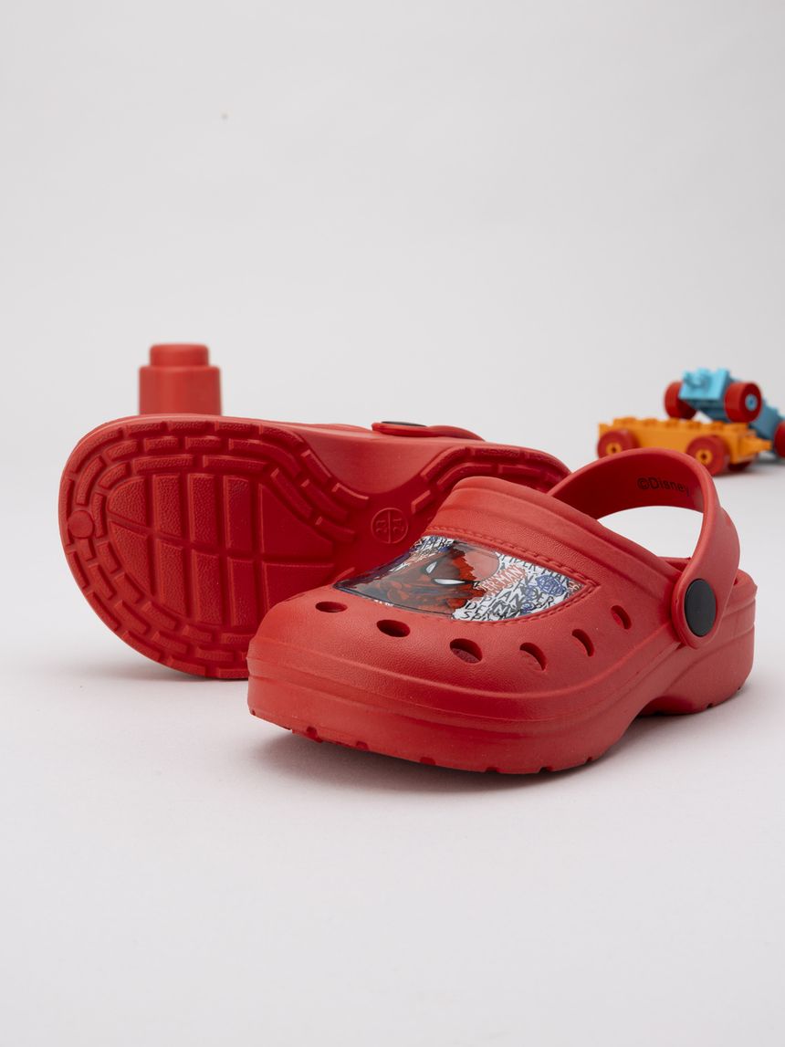 σαμπό θαλάσσης κόκκινα με τον spiderman για αγόρι - SILVER