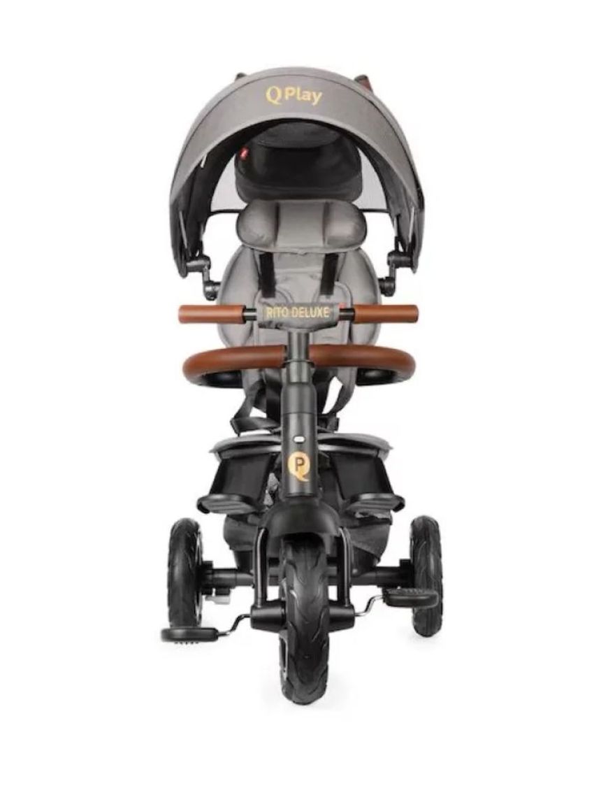 Qplay τρίκυκλο rito deluxe air gel wheels grey 01-1212068-03 - QPLAY