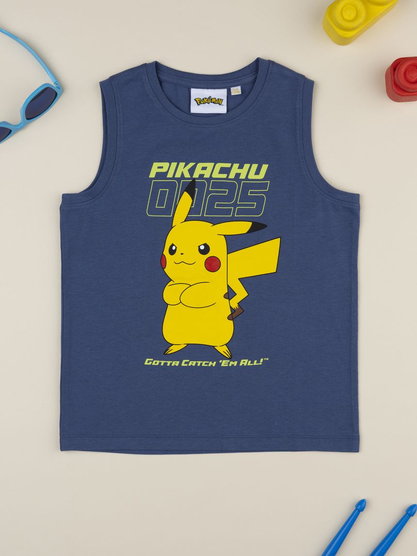 παιδική μπλούζα μπλε pikachu για αγόρι - Prénatal