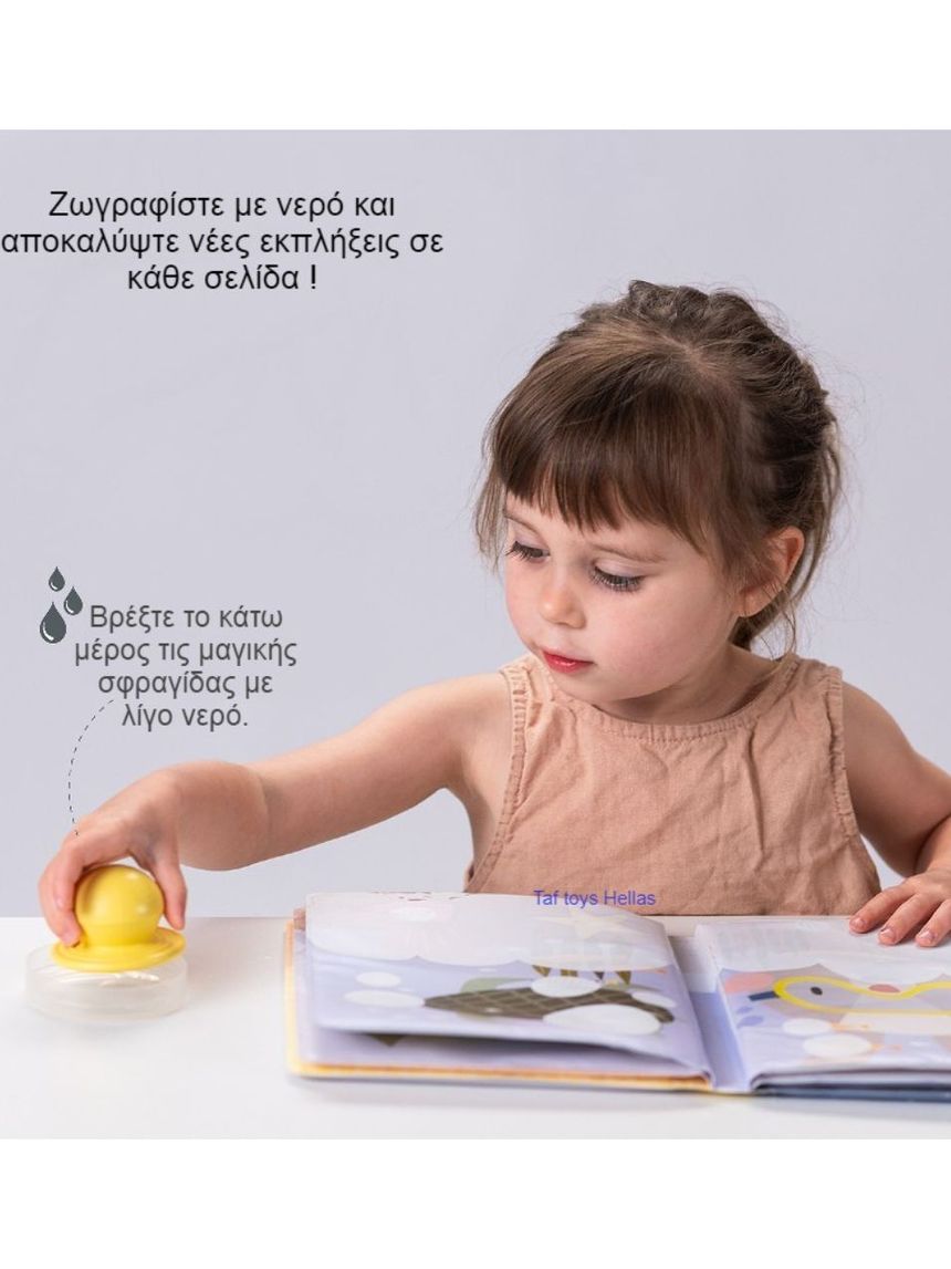 Taf toys αδιάβροχο βιβλίο δραστηριοτήτων peek-a-boo water book t-13465 - Taf-toys