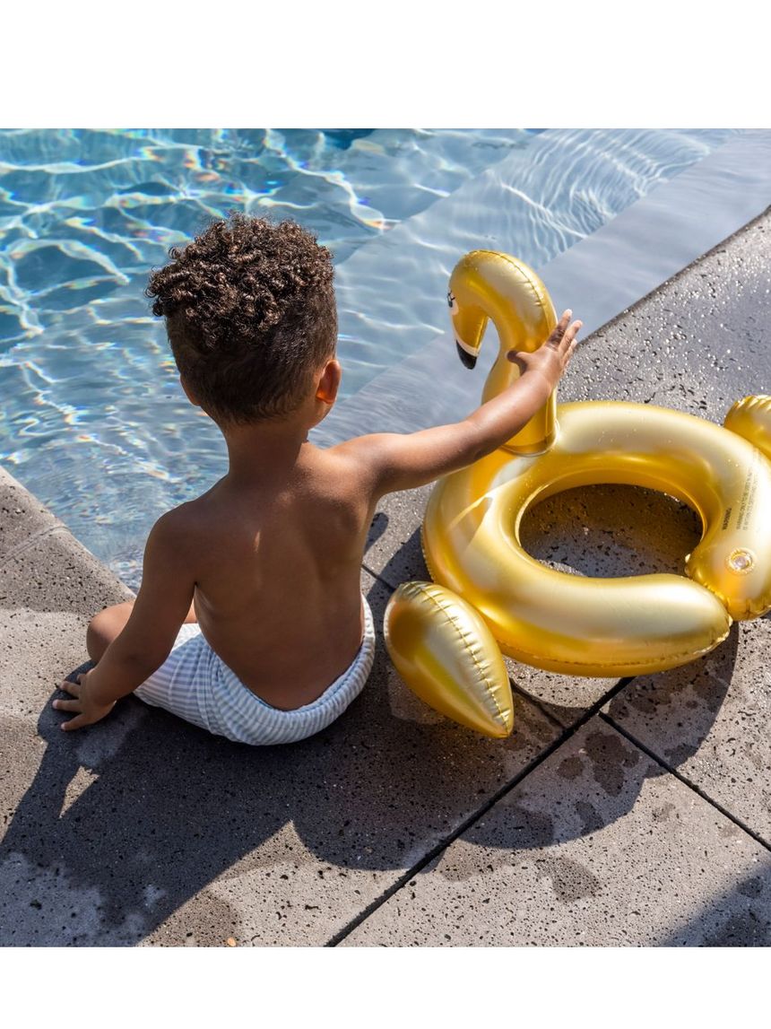 Swim essentials φουσκωτό σωσίβιο θαλάσσης 56cm splitring gold swan swe-2020se03 - Swim Essentials