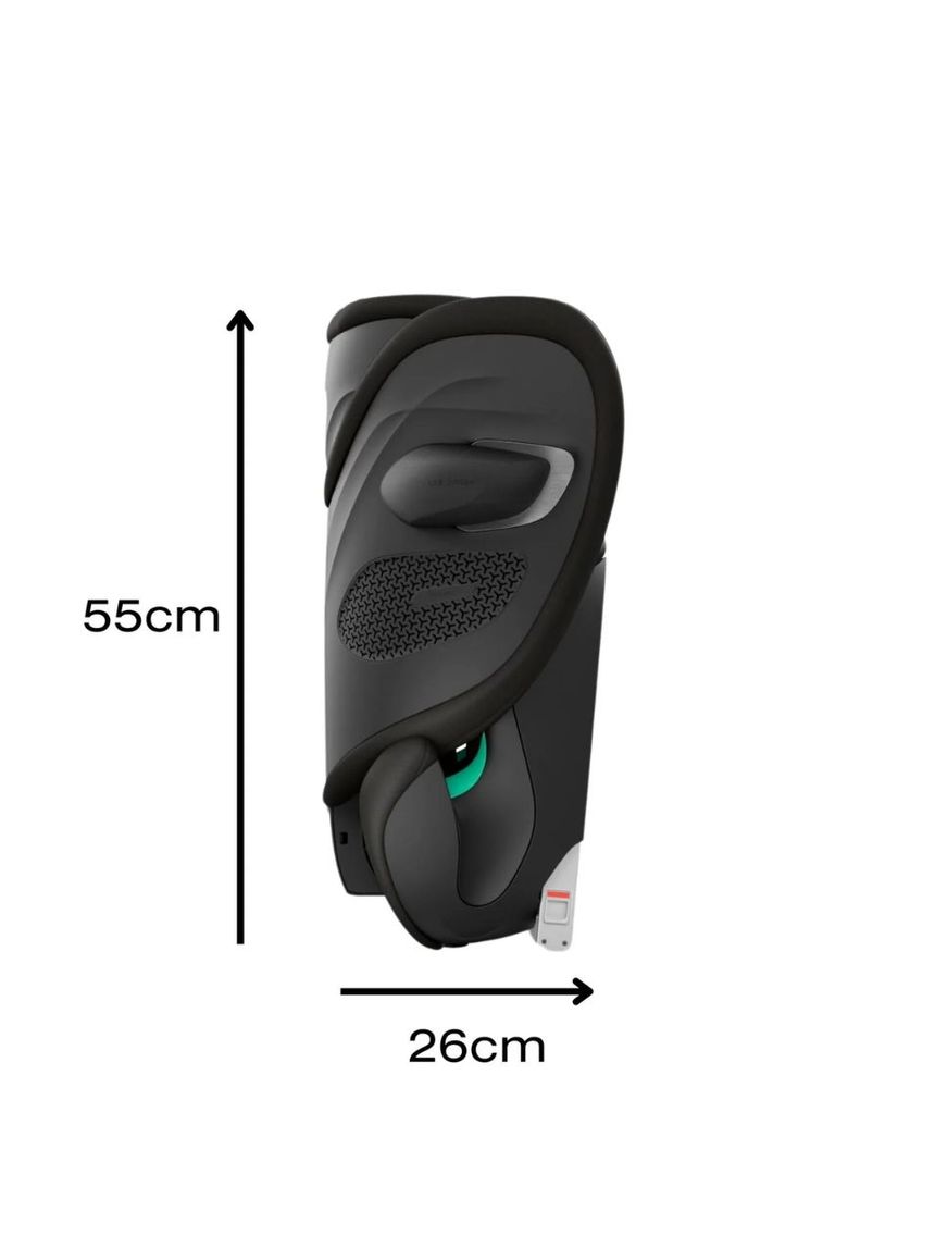 Cybex κάθισμα αυτοκινήτου solution g2 i-fix plus (100-150cm) moon black - Cybex