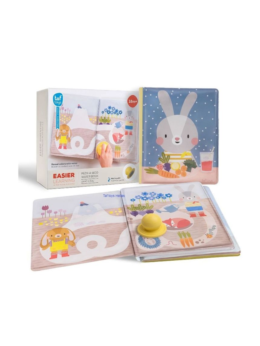 Taf toys αδιάβροχο βιβλίο δραστηριοτήτων peek-a-boo water book t-13465 - Taf-toys