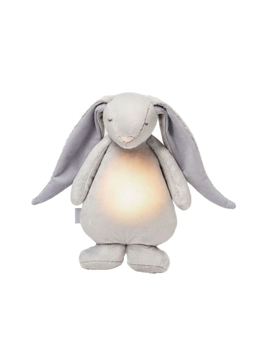 Moonie 2.0 the humming friend επαναφορτιζόμενο βοήθημα ύπνου με αισθητήρα κλάματος και φωτισμό silver bunny - MOONIES