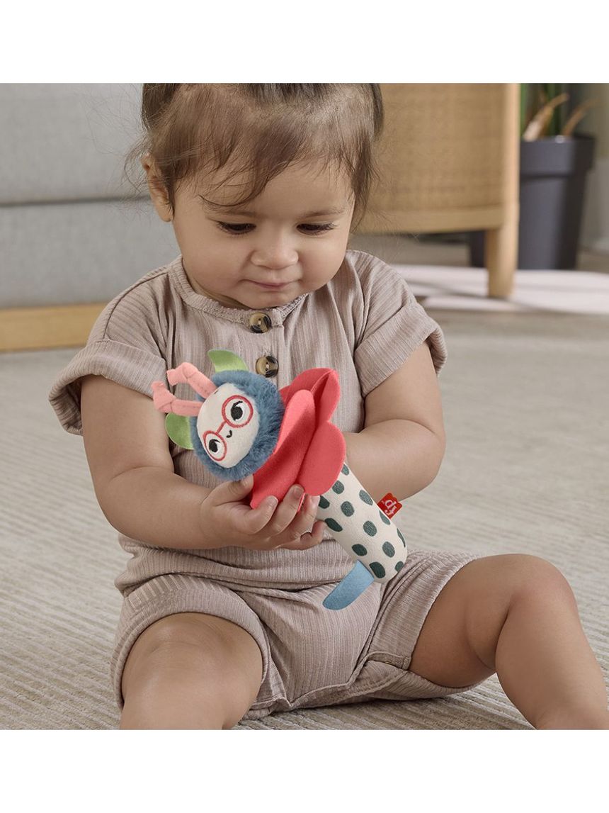 Mattel fisher-price planet friends κουδουνίστρα λουλουδάκι μελισσούλα 3m+ hyr56 - Fisher-Price