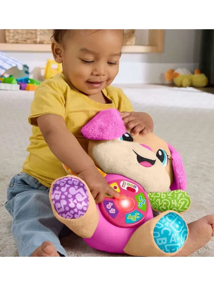 Mattel fisher-price laugh & learn εκπαιδευτικό σκυλάκι smart stages 6-36m ροζ jfd34 - Fisher-Price
