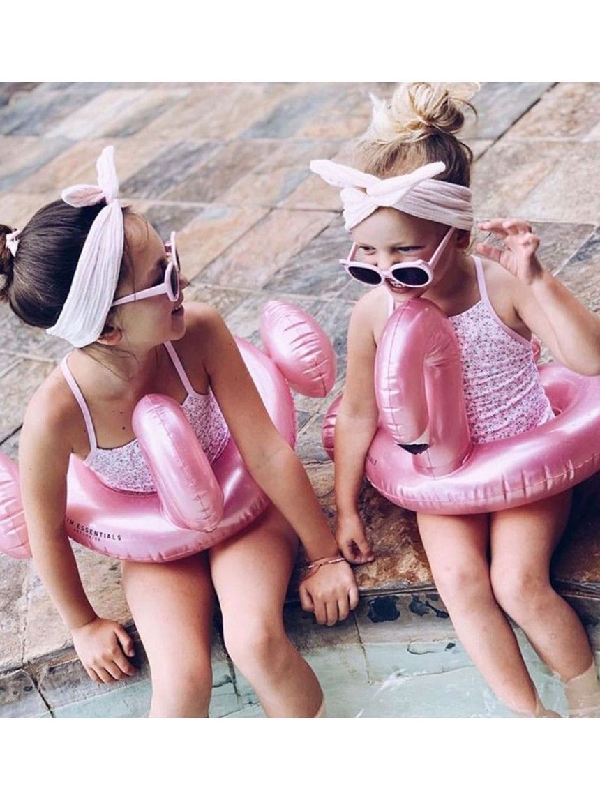 Swim essentials φουσκωτό σωσίβιο θαλάσσης 56cm splitring rose gold flamingo swe-2020se04 - Swim Essentials