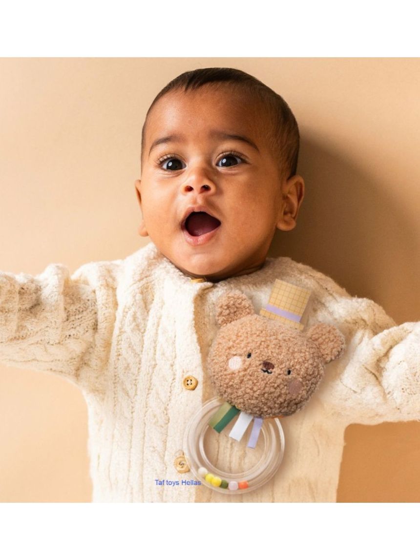 Taf toys κουδουνίστρα αρκουδάκι brendon rattle t13555 - Taf-toys