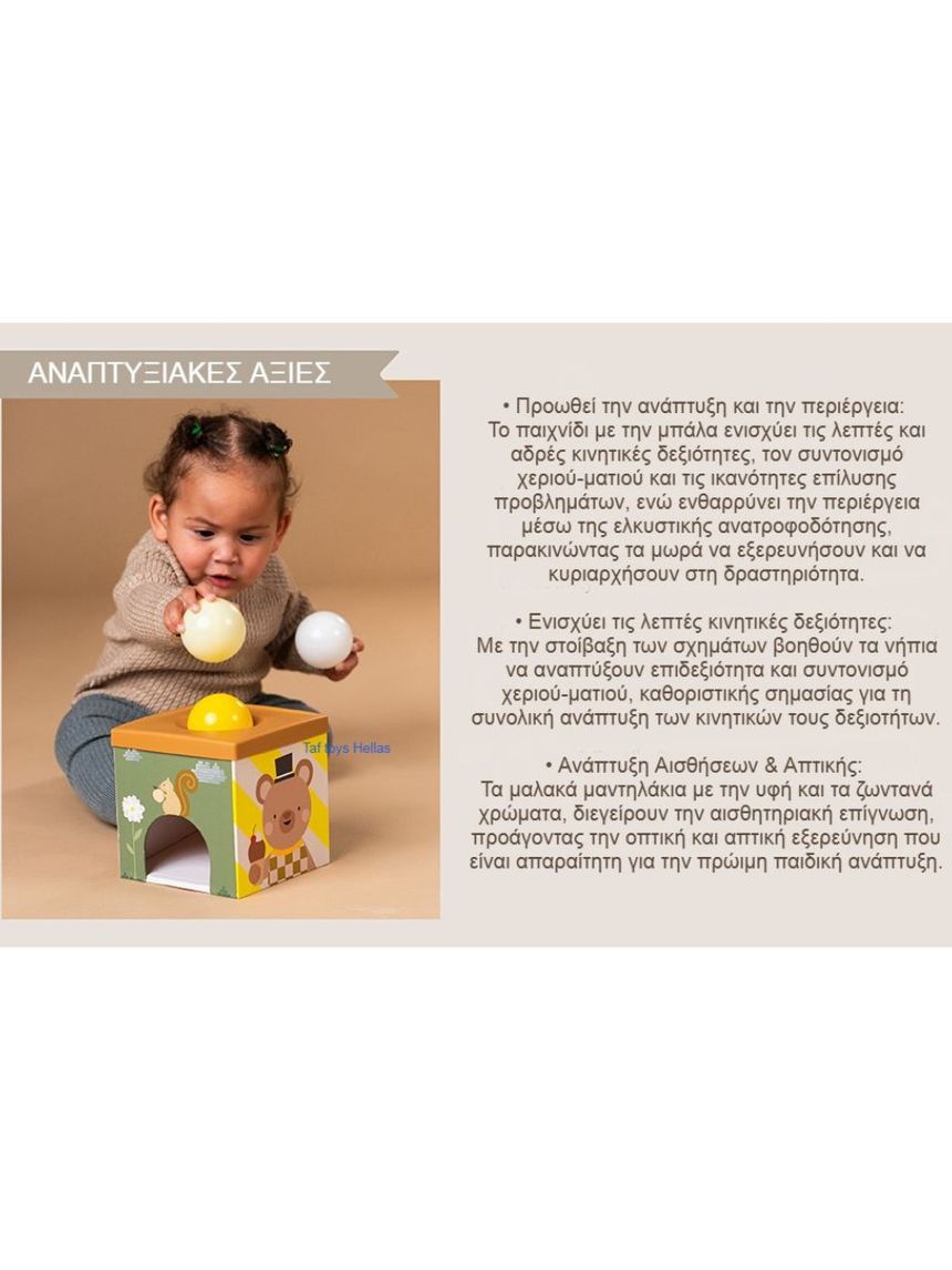 Taf toys παιχνίδι κύβος play and discovery cube t13645 - Taf-toys