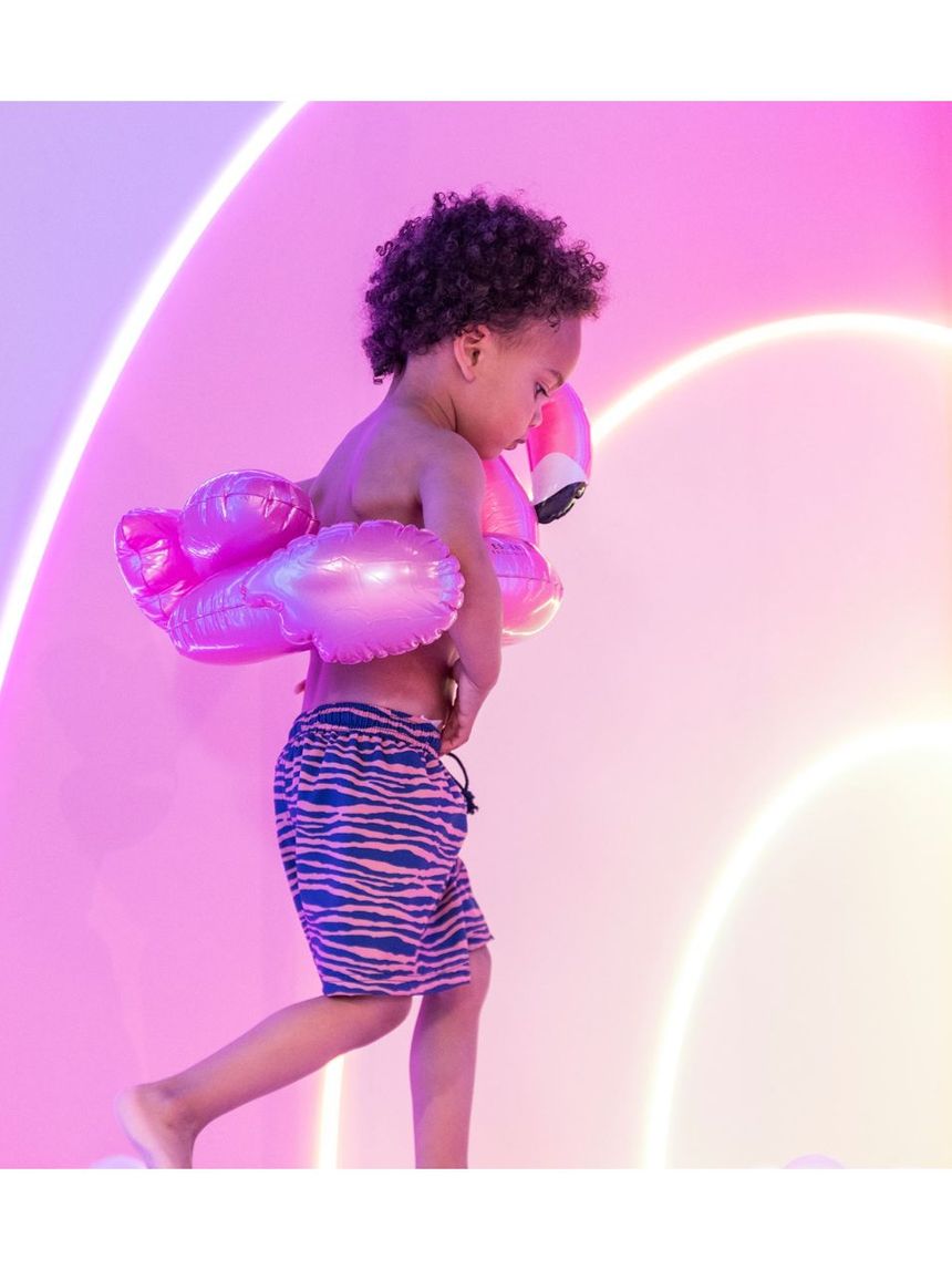 Swim essentials φουσκωτό σωσίβιο θαλάσσης 56cm splitring rose gold flamingo swe-2020se04 - Swim Essentials