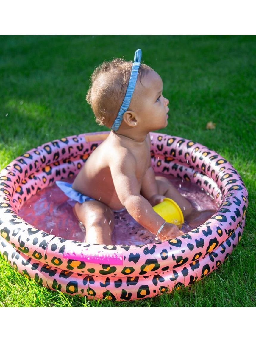 Swim essentials φουσκωτή πισίνα μωρού 60 εκ με 2 αεροθαλάμους rose gold leopard swe-2020se59 - Swim Essentials