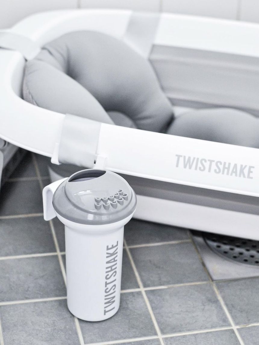 Twistshake βρεφικό μπανάκι με μειωτή και βοηθητική κανάτα grey 32-08-78996 - Twistshake