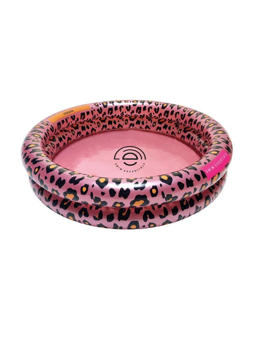 Swim essentials φουσκωτή πισίνα μωρού 60 εκ με 2 αεροθαλάμους rose gold leopard swe-2020se59 - Swim Essentials