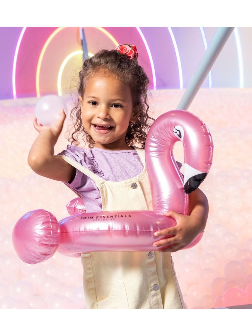 Swim essentials φουσκωτό σωσίβιο θαλάσσης 56cm splitring rose gold flamingo swe-2020se04 - Swim Essentials