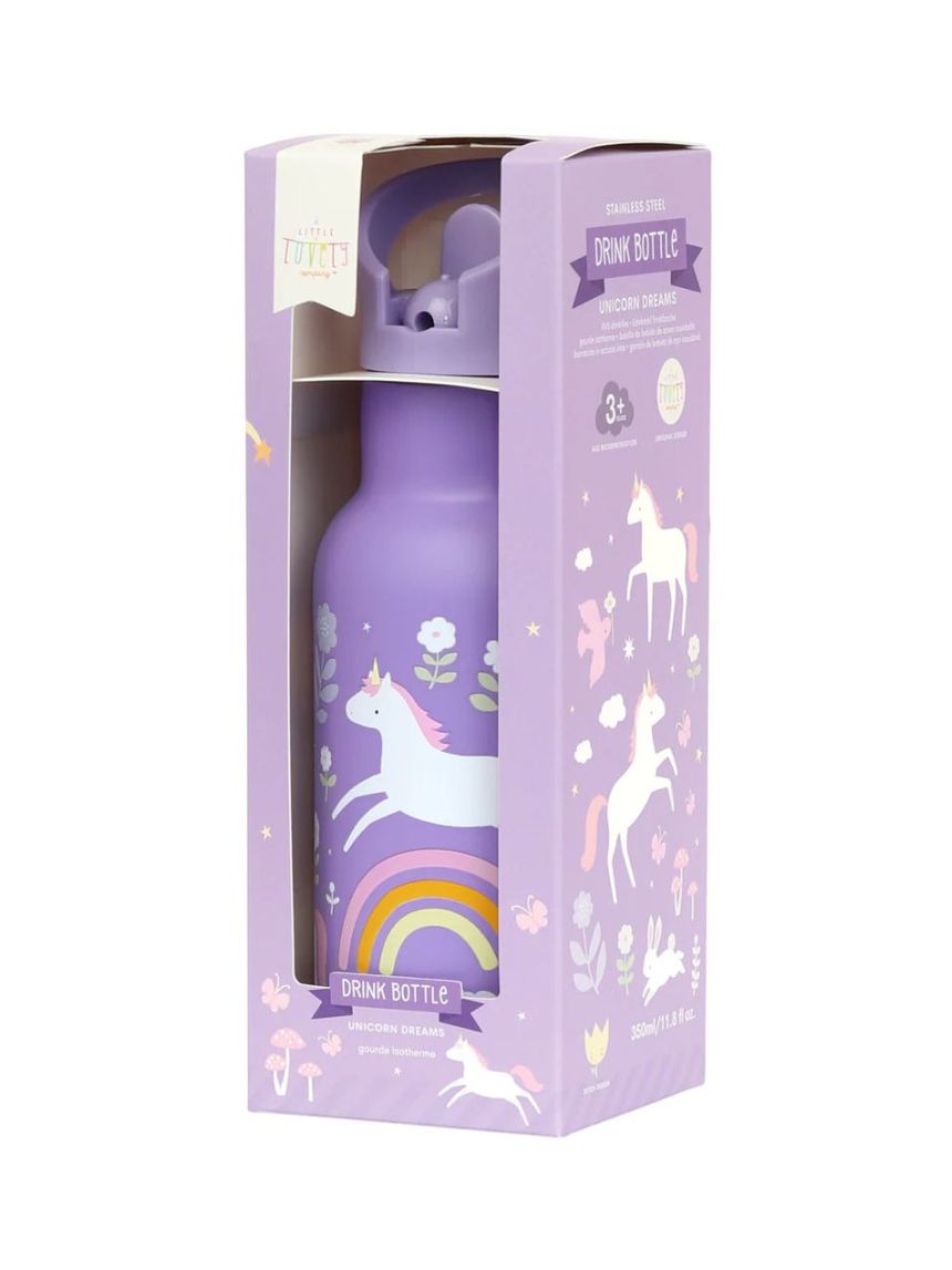 A little lovely company μπουκάλι θερμός με διπλό τοίχωμα από ανοξείδωτο ατσάλι 350ml unicorn dreams dbssud77 - A LITTLE LOVELY COMP