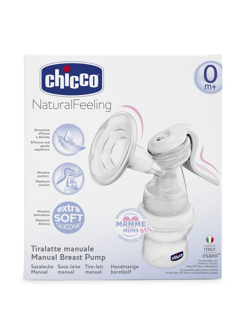 Chicco χειροκίνητο θήλαστρο natural feeling j61-05740-00 - Chicco