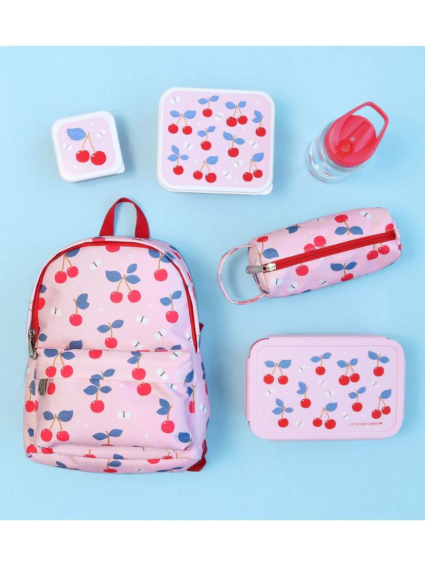 A little lovely company δοχείο φαγητού bento με χωρίσματα 1200ml cherries bbchpi78 - A LITTLE LOVELY COMP